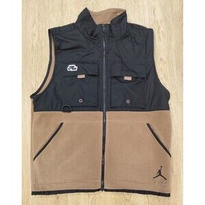 NIKE Air Jordan Men's JUMPMAN Fleece Flight Vest Men’s Size Small DC9661 256